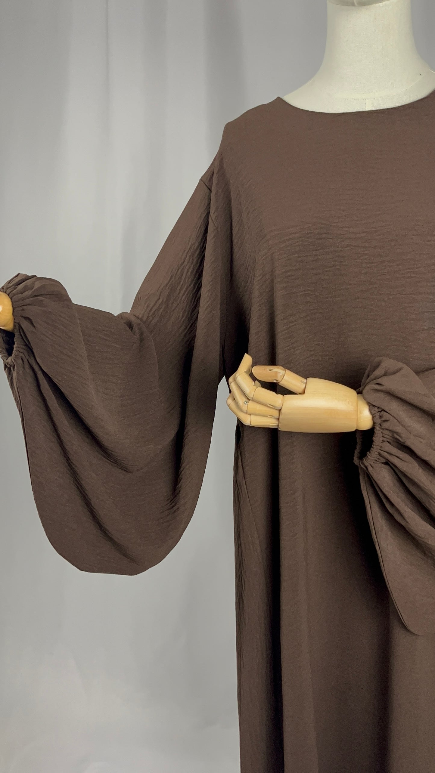 ABAYA QAMAR CHOCOLAT