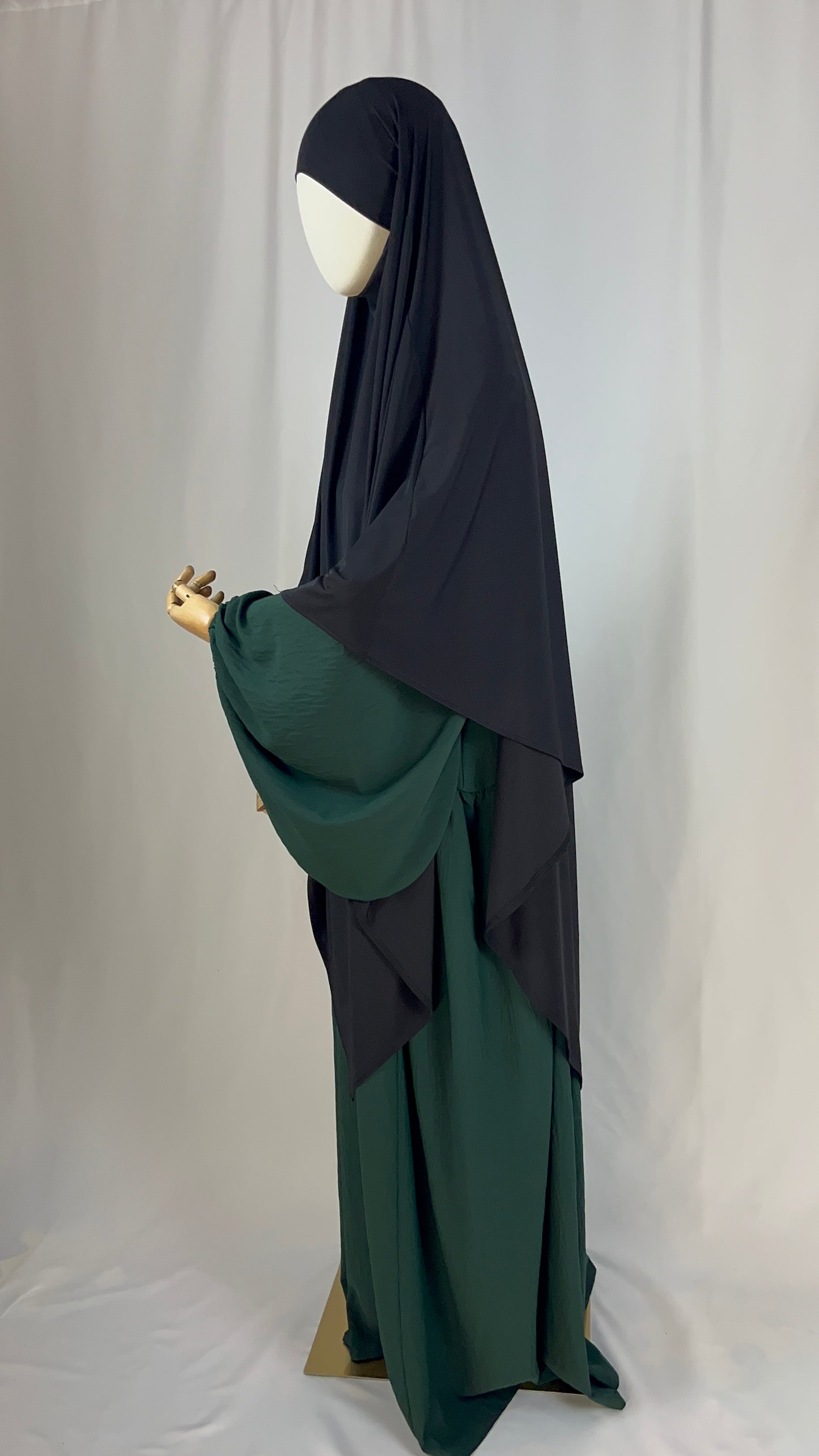 ABAYA QAMAR VERT SAPIN