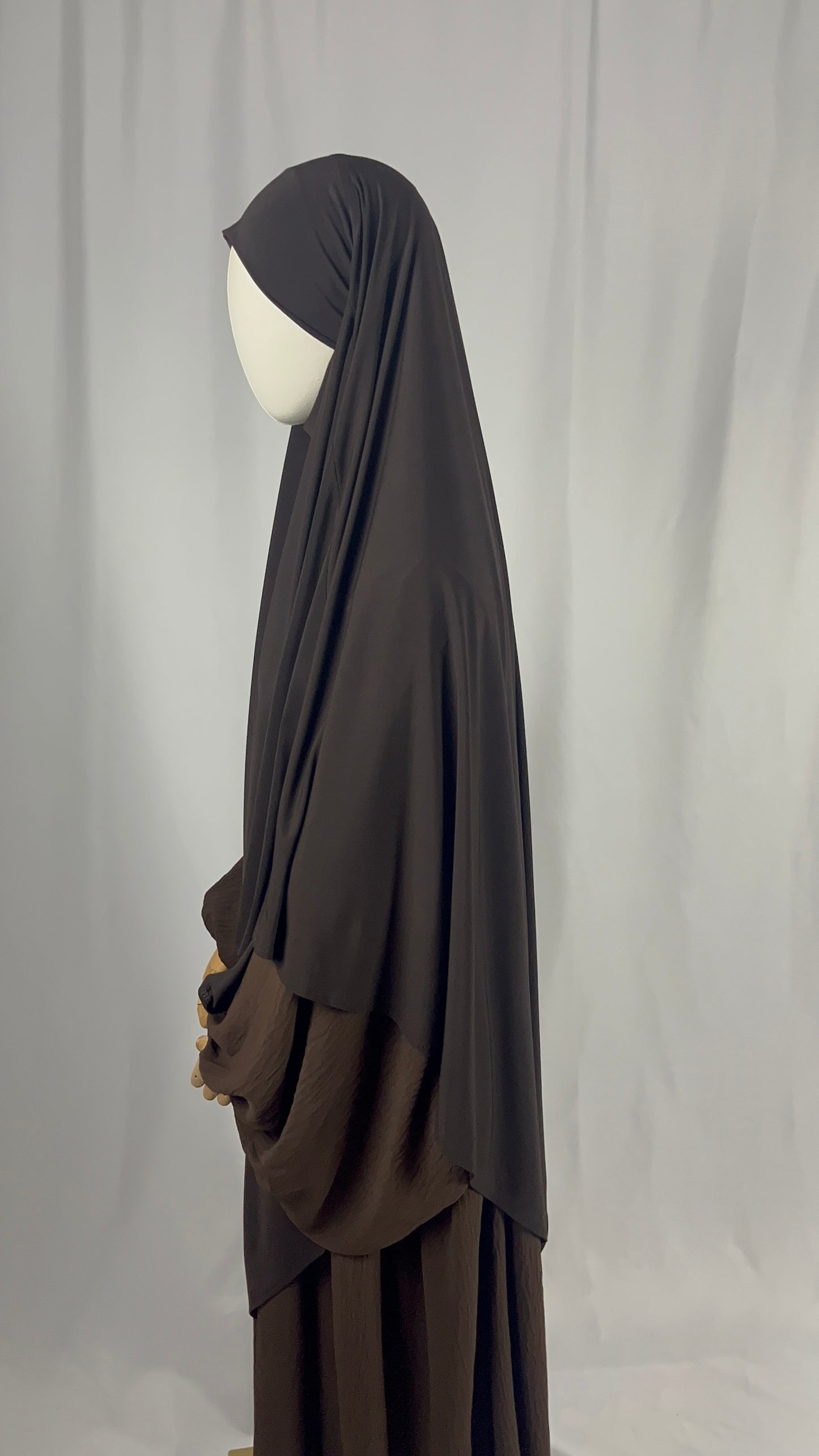 ABAYA QAMAR CHOCOLAT