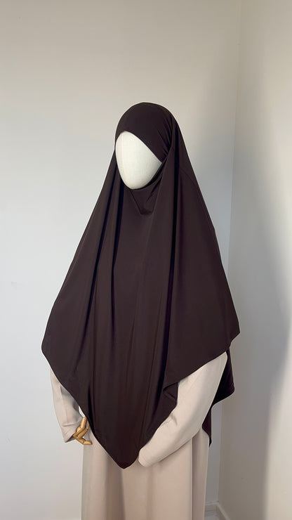 KHIMAR JERSEY PREMIUM MARRON