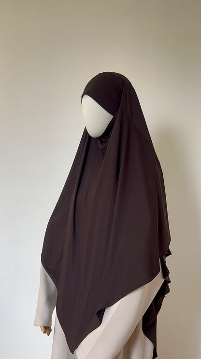 KHIMAR JERSEY PREMIUM MARRON